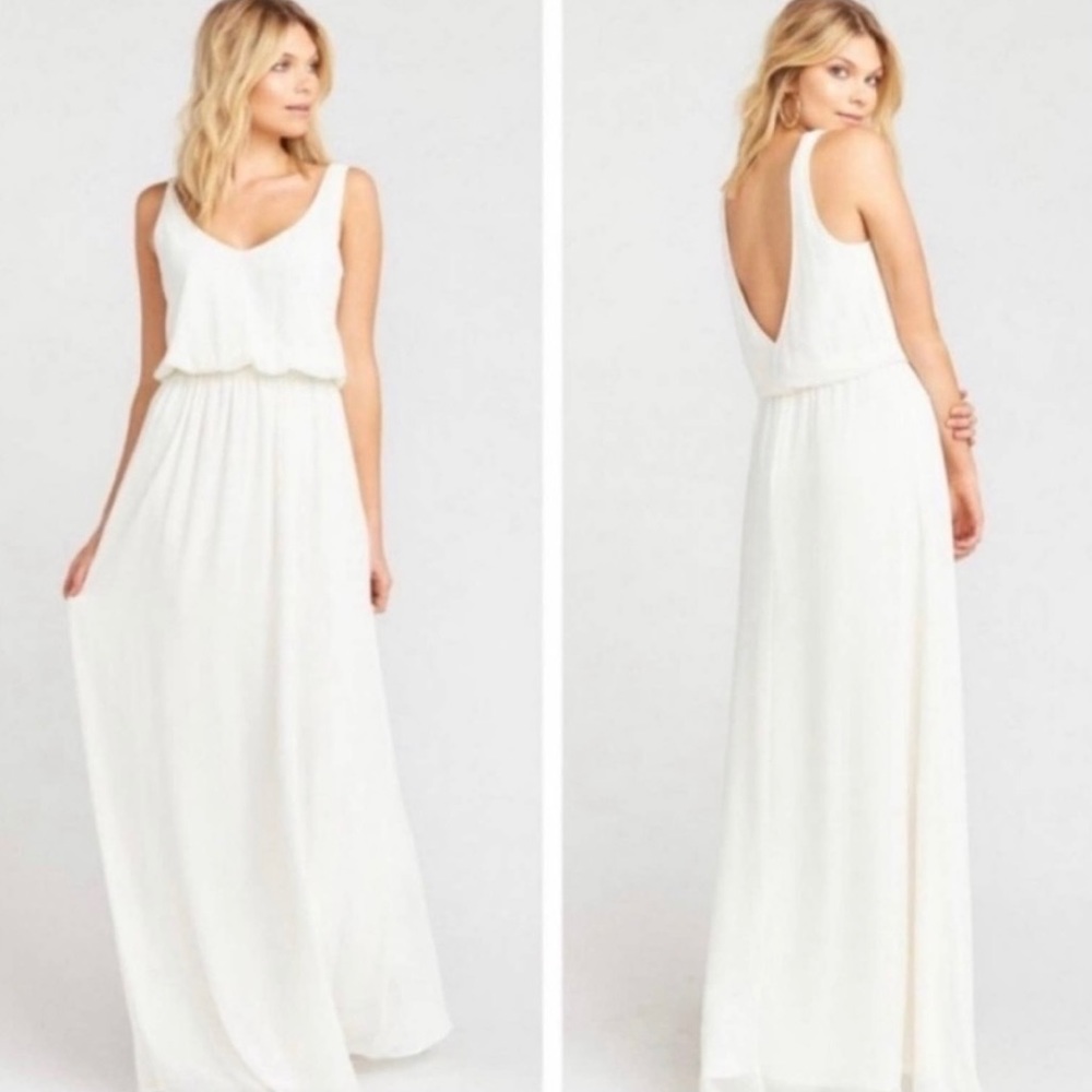 Show me your Mumu Kendall ivory maxi